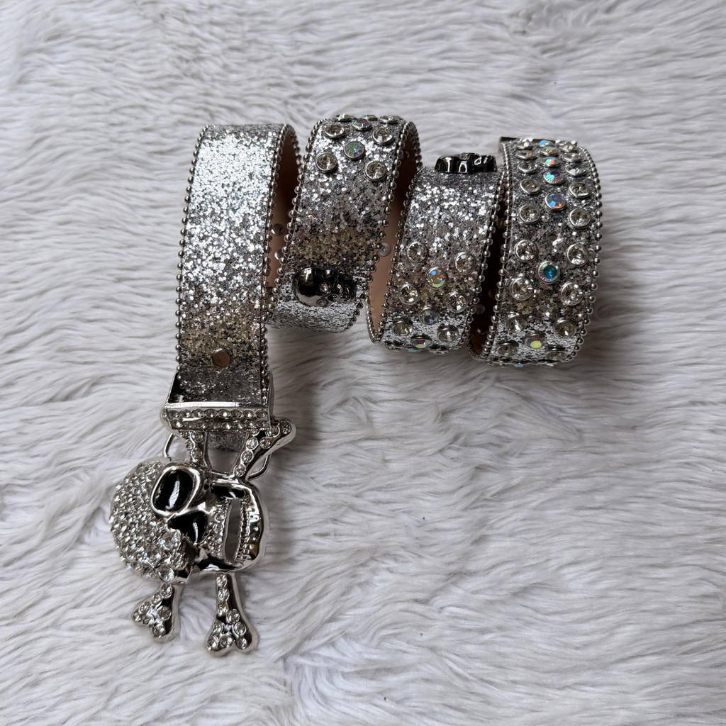 Bling Skull Belt