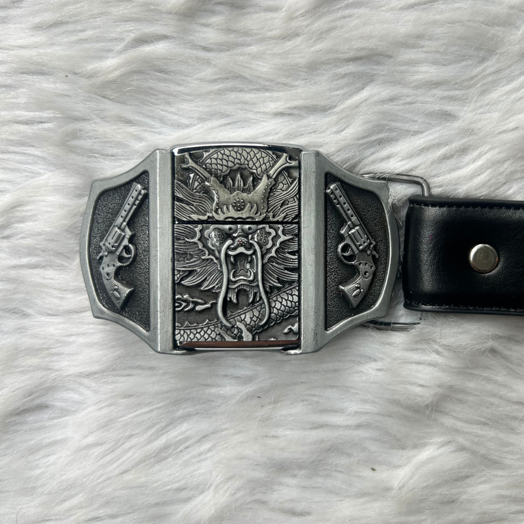 Dragons & Guns Lighter Belt