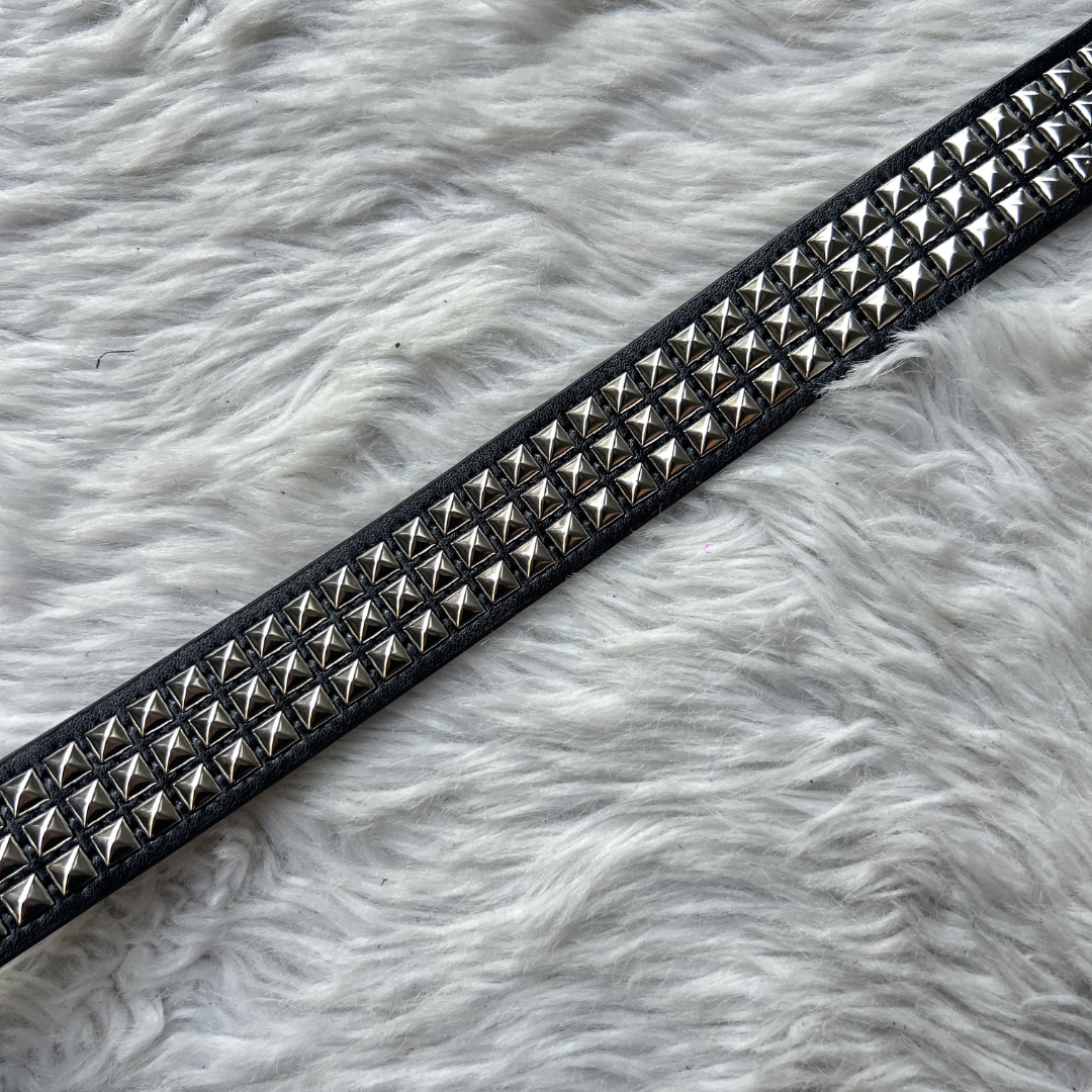 Pyramid Stud Belt (Black)