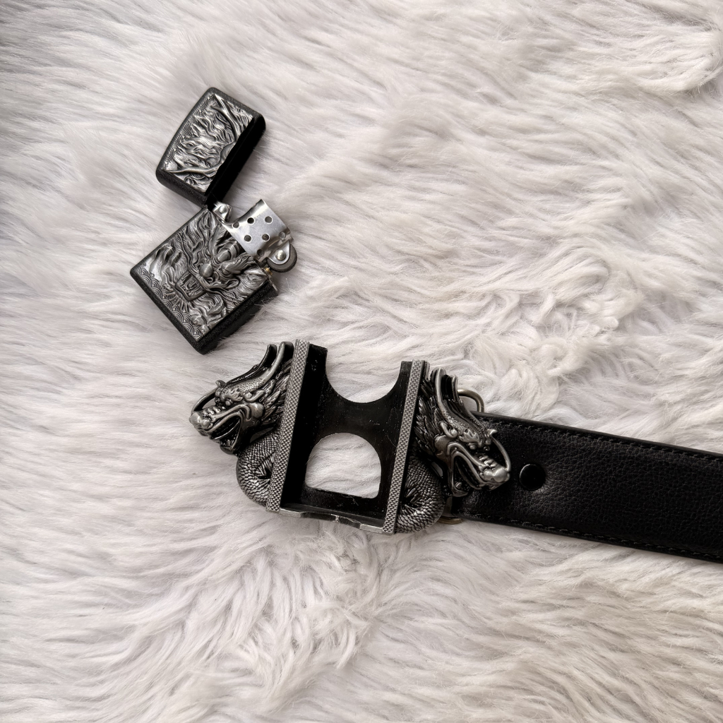 Twin Dragons Lighter Belts