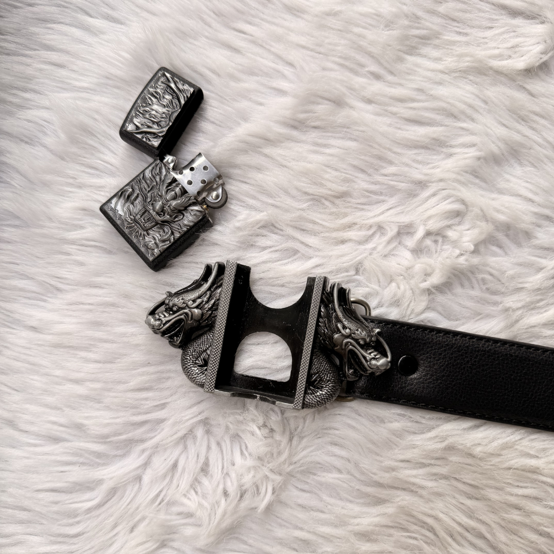 Twin Dragons Lighter Belts