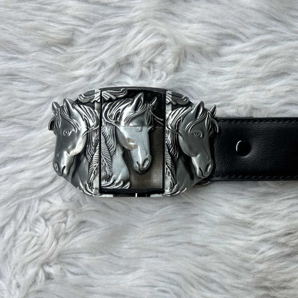 Triple Stallion Lighter Belt