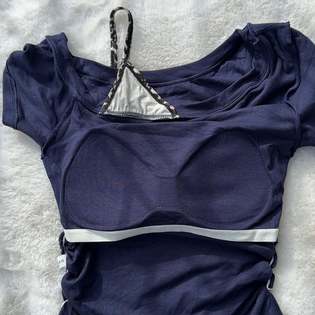 Starstruck Baby Tee - Deep Indigo