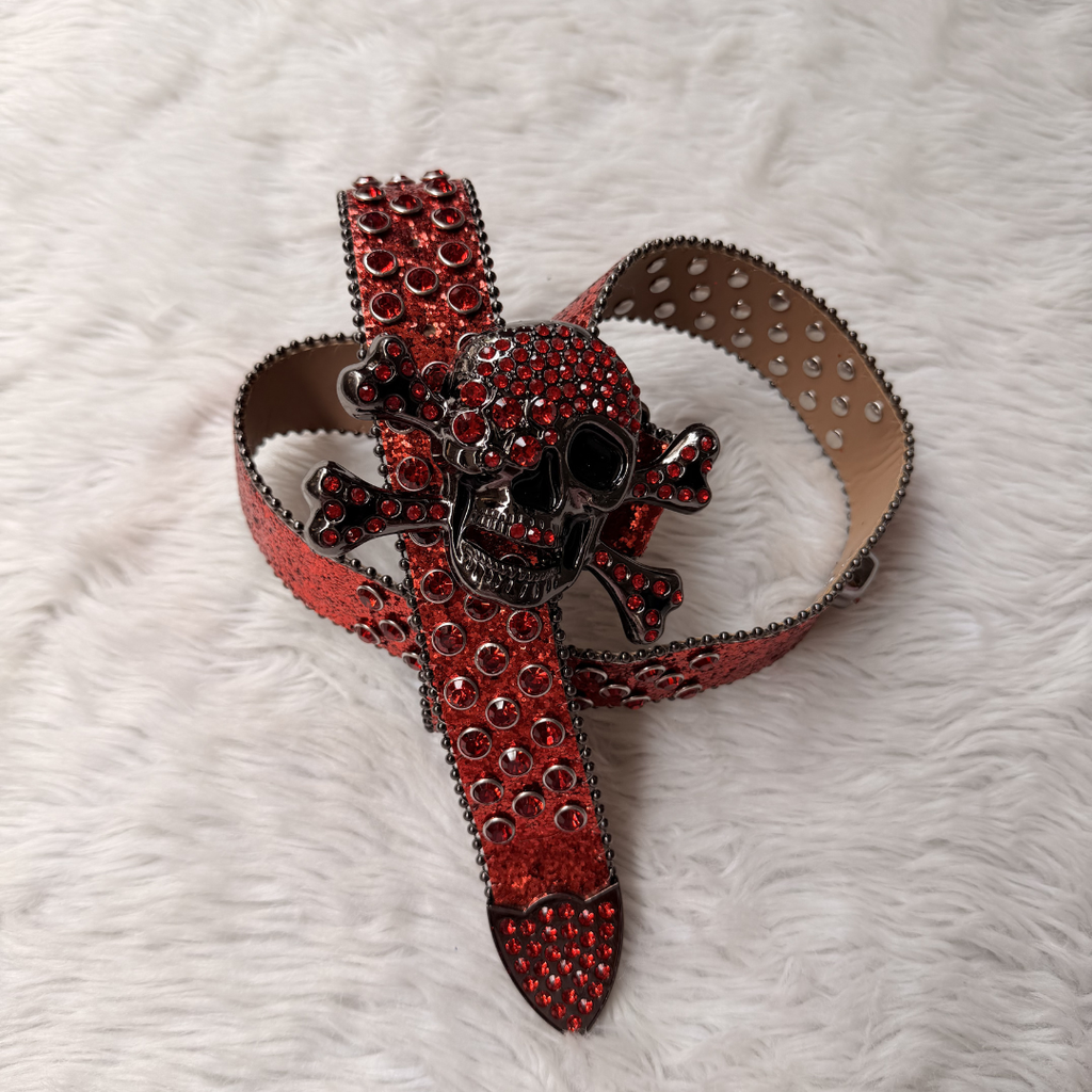 Bloodstone Skull Belt