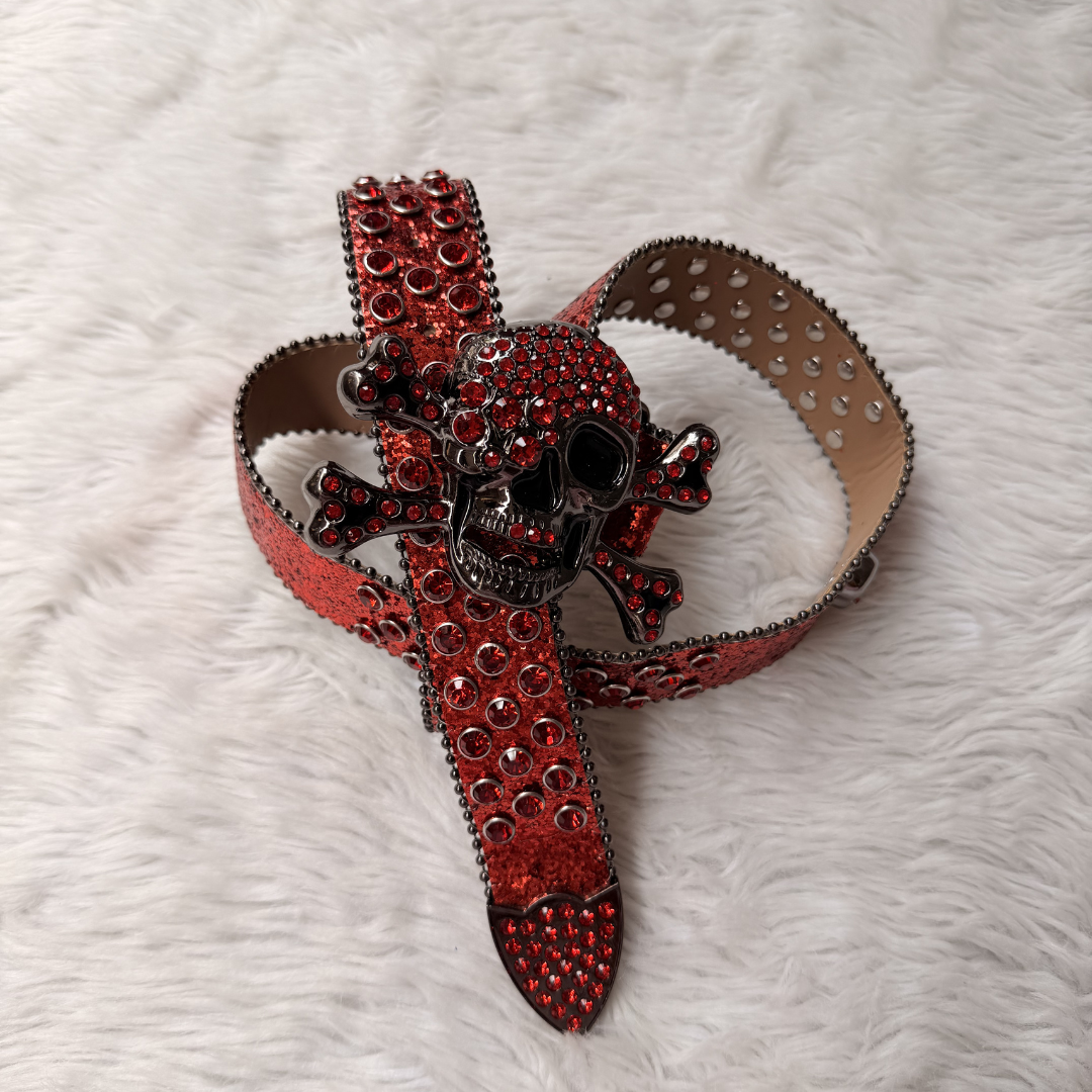 Bloodstone Skull Belt