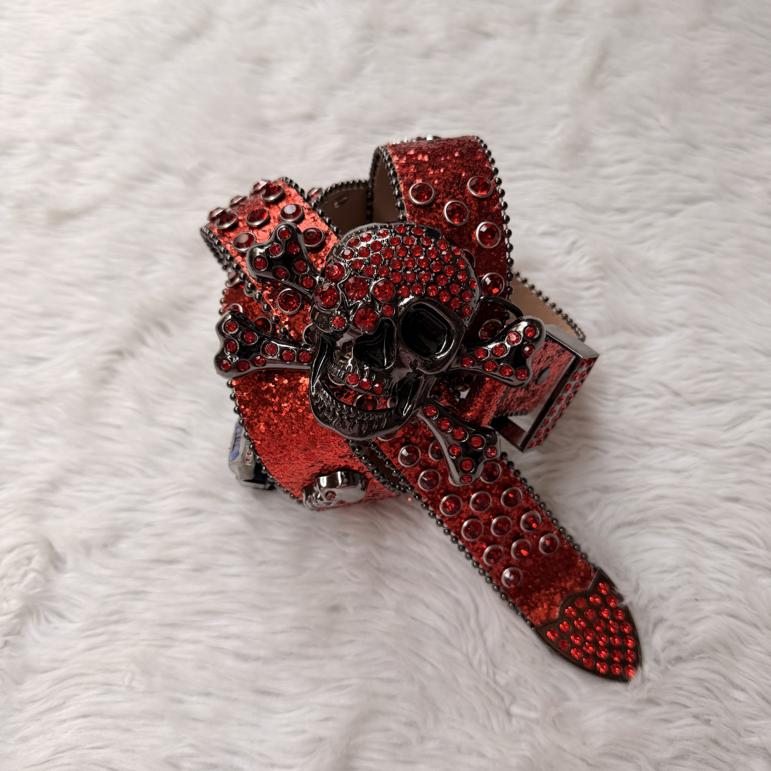 Bloodstone Skull Belt