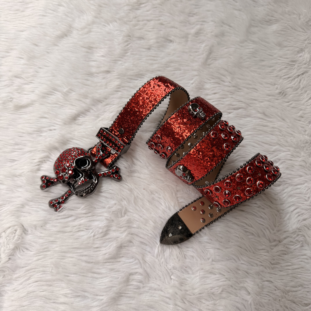 Bloodstone Skull Belt