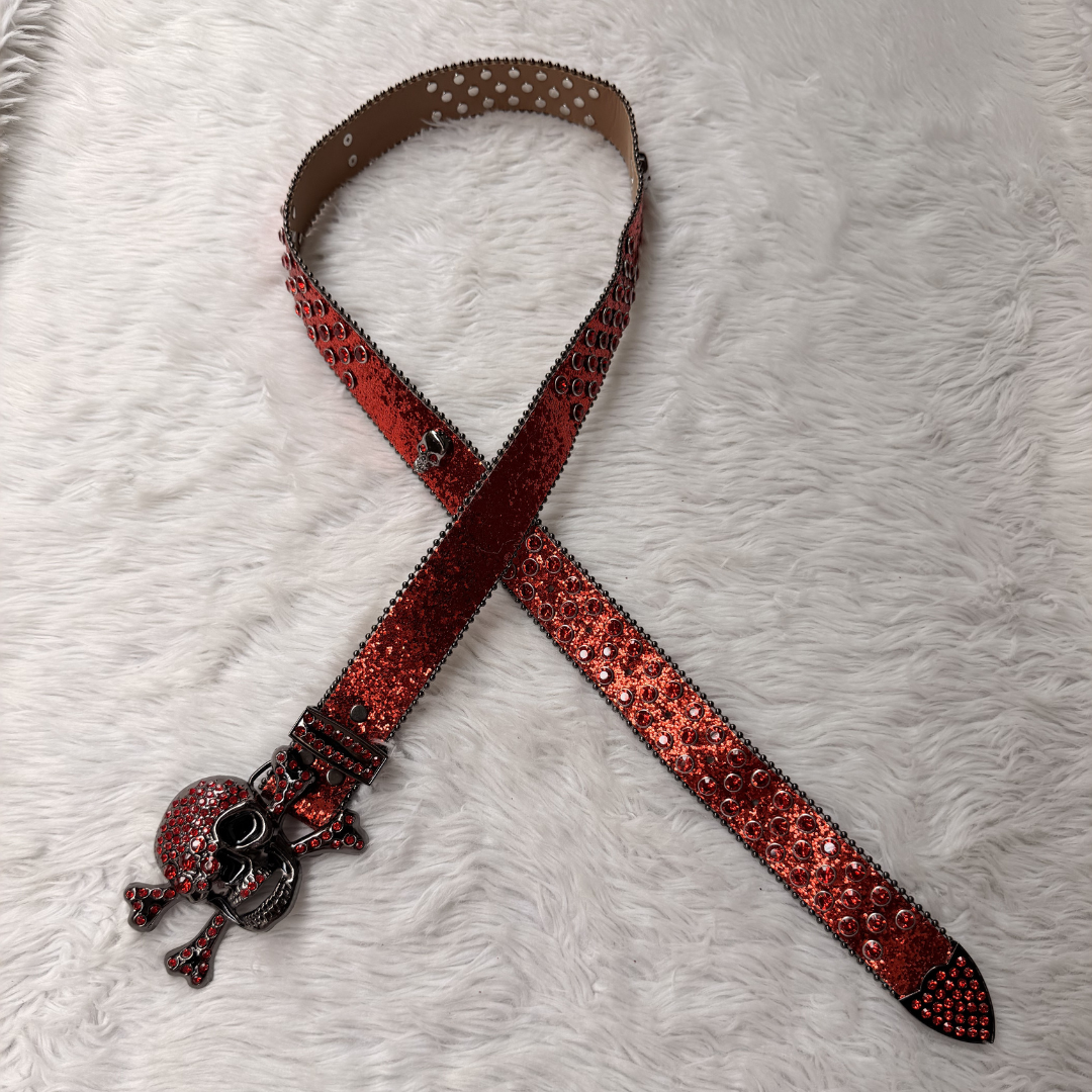 Bloodstone Skull Belt