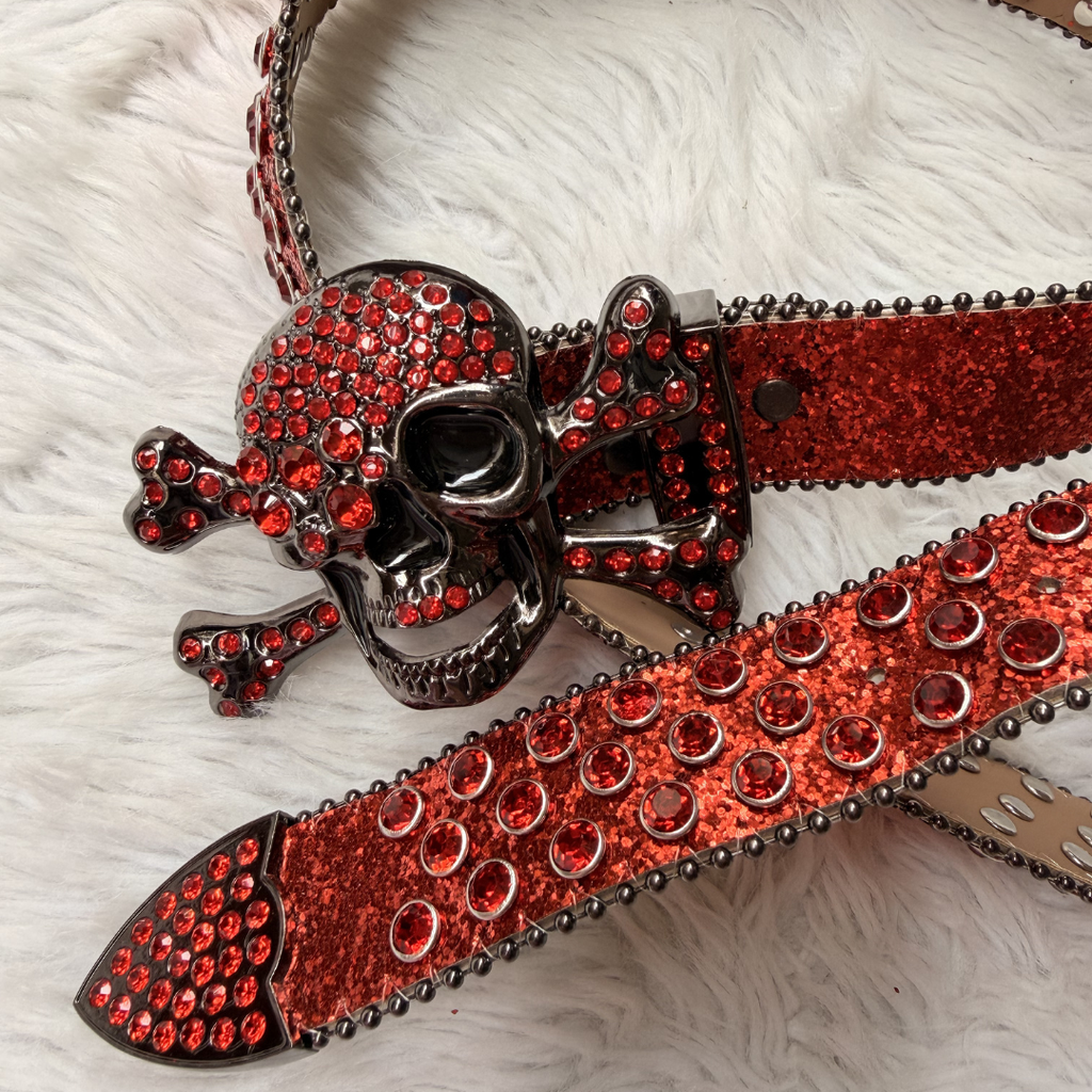 Bloodstone Skull Belt