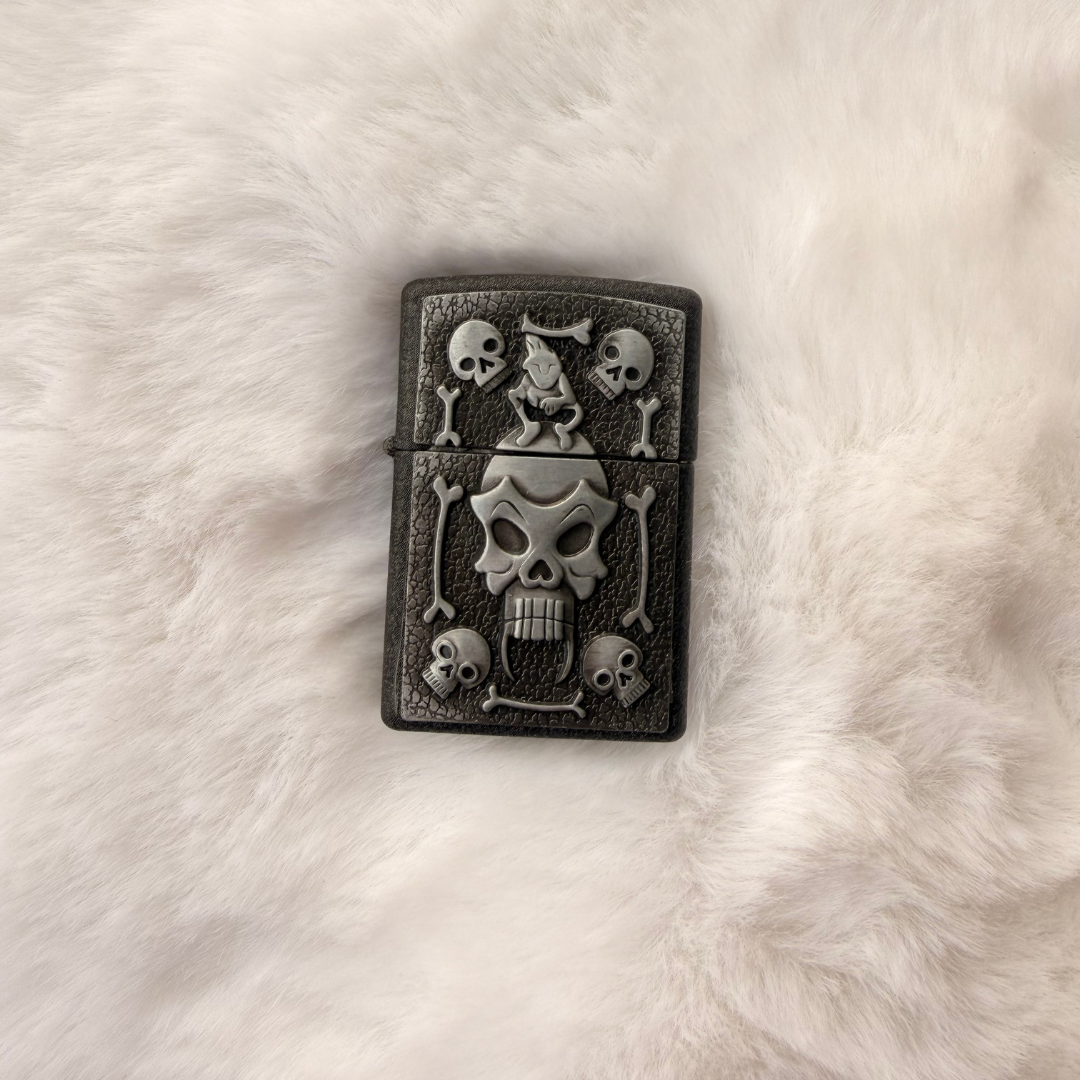 Cross Bones Lighter Belt