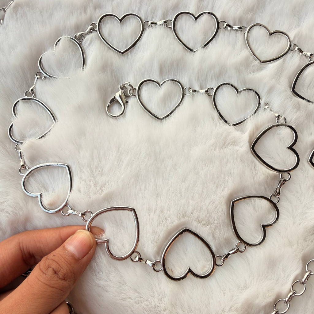 Silver Stars Waist Chain