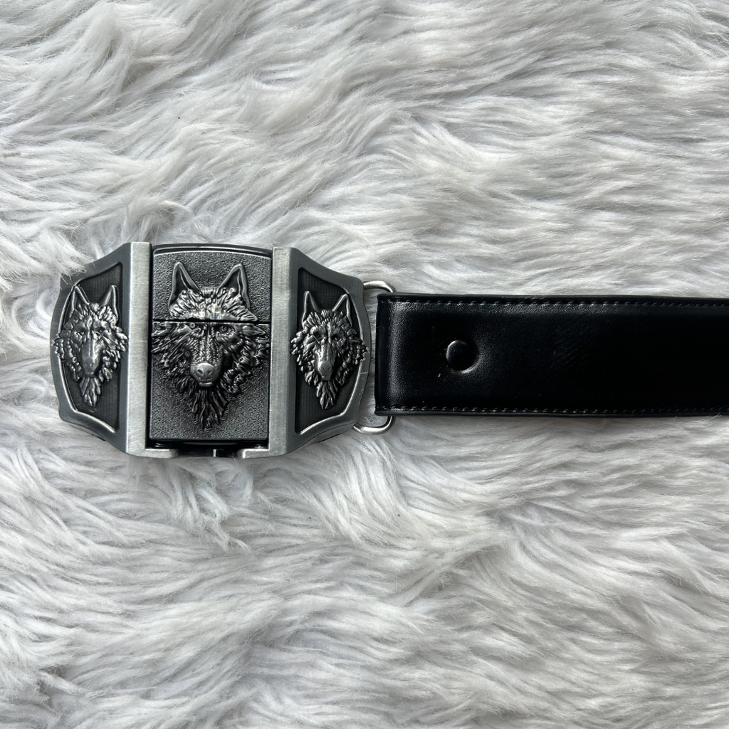 Lone Wolf Lighter Belt