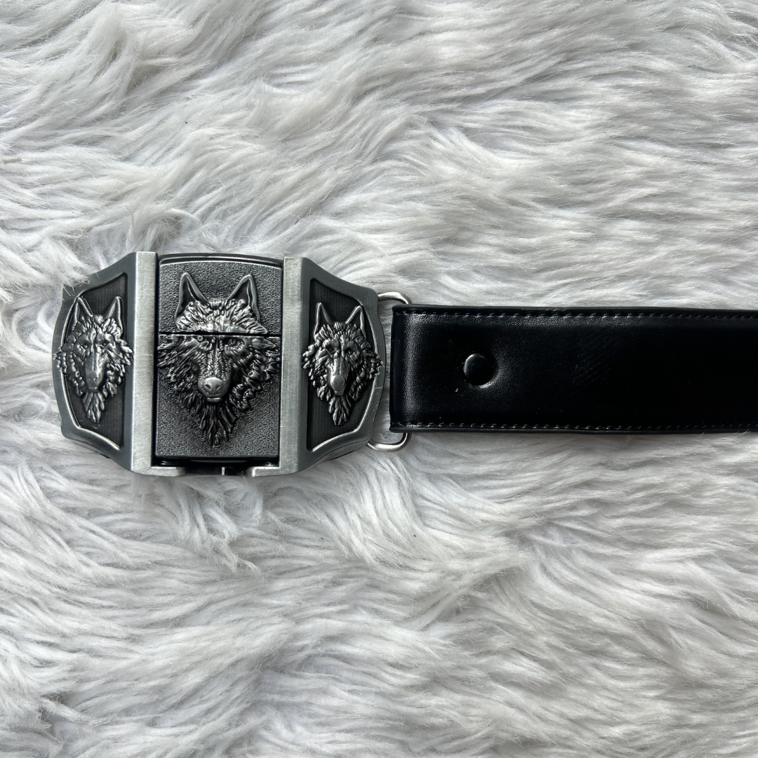 Lone Wolf Lighter Belt