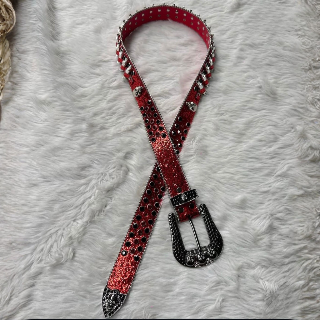 Red Bullet Belt