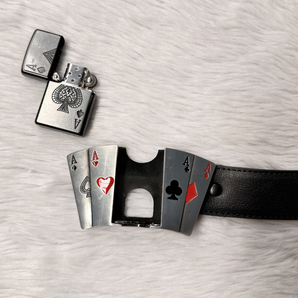 Royal Flush Lighter Belt