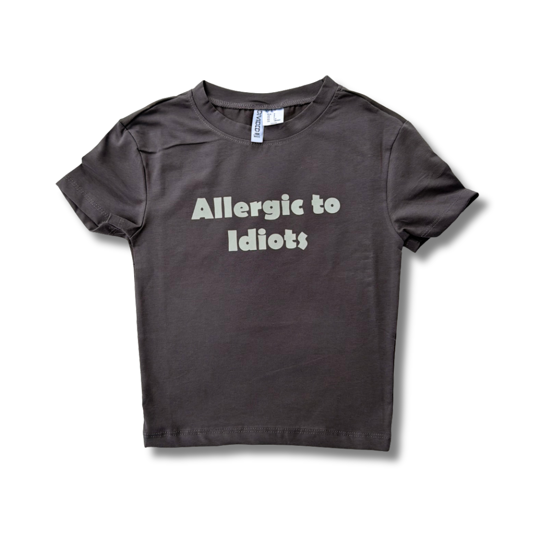Allergic To Idiots Tee
