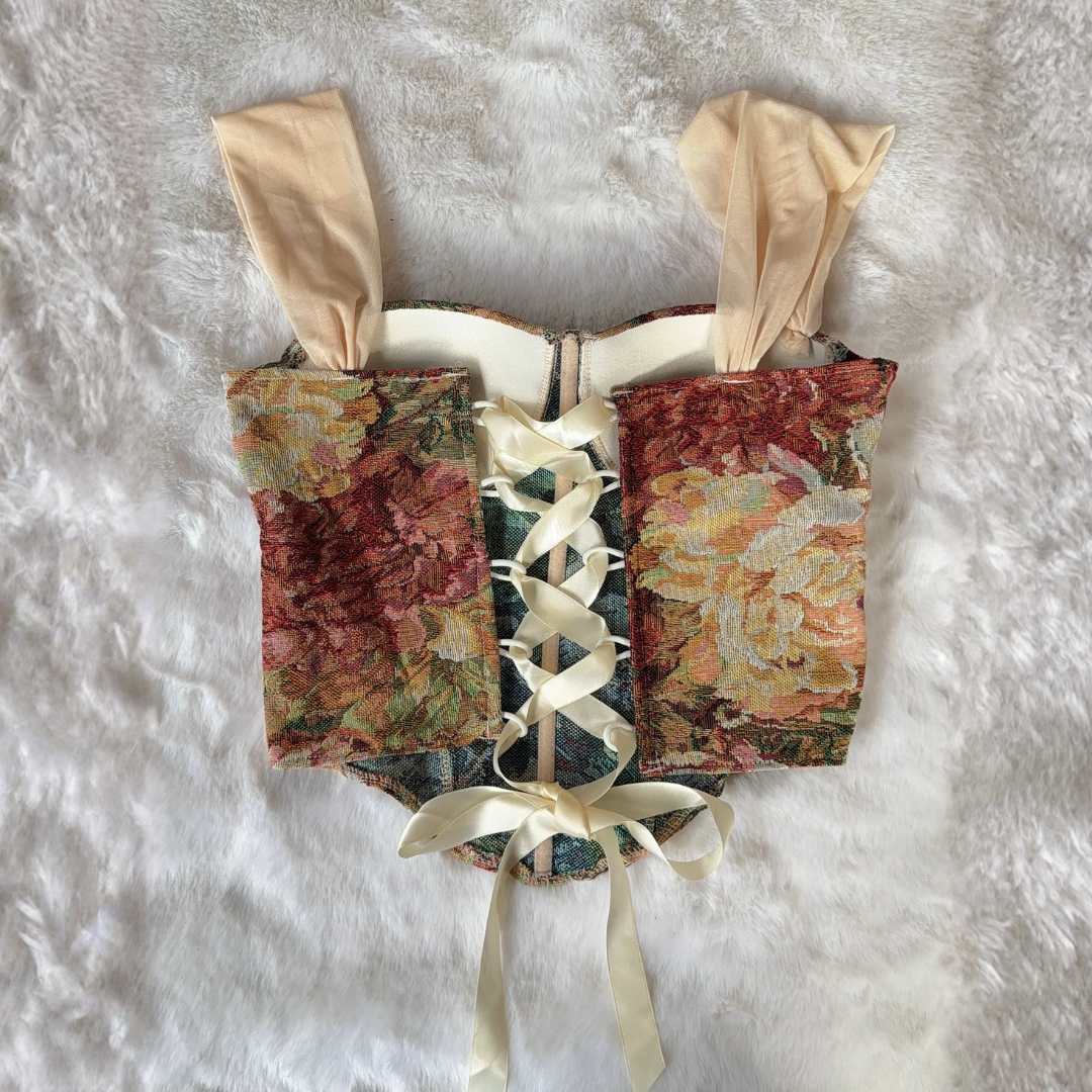 Vintage Tapestry Corset