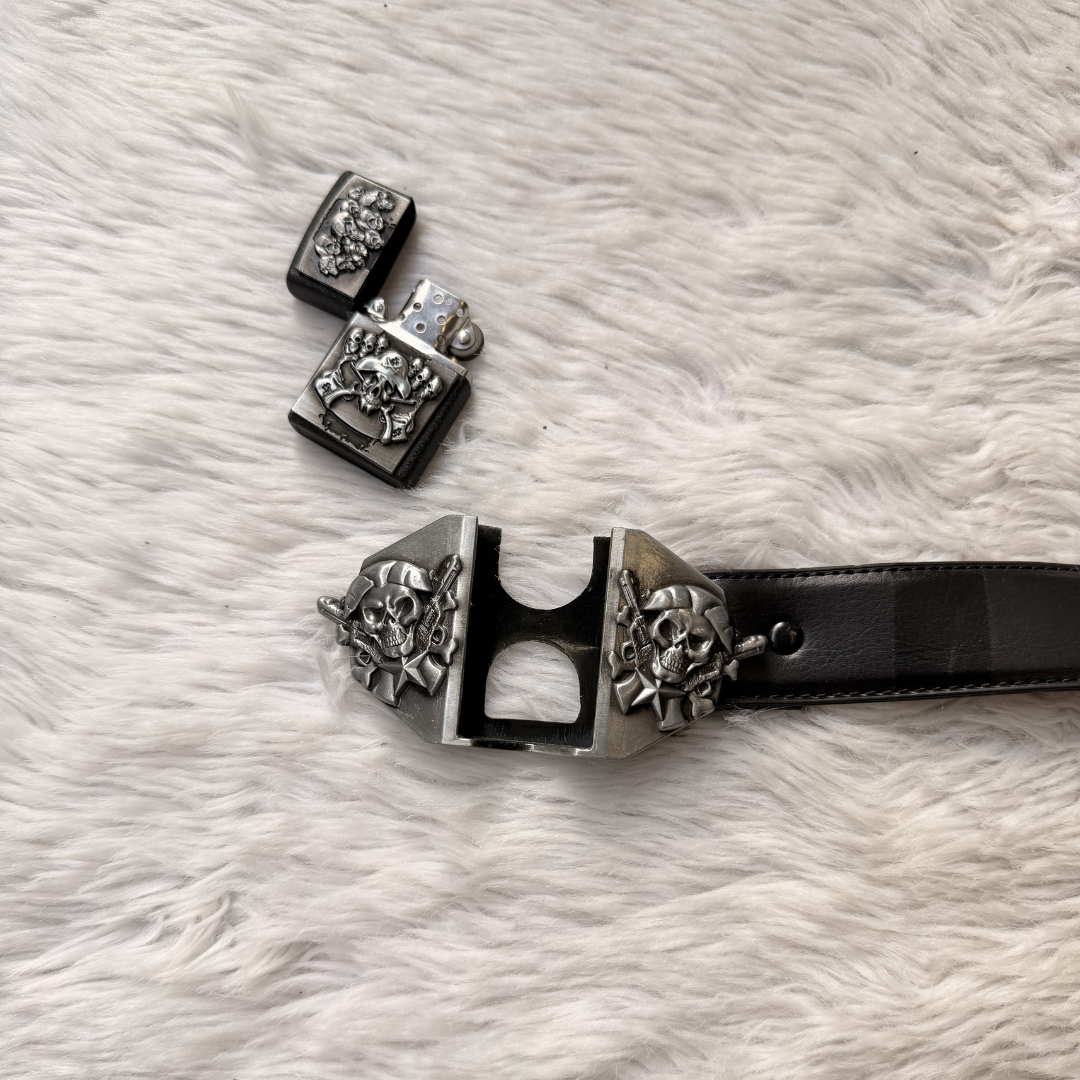 Warborn Skull Lighter Belt
