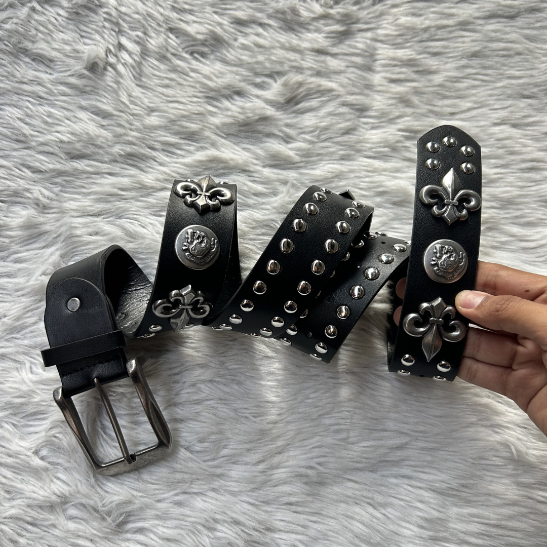 Chrome Syndicate Belt - Noir