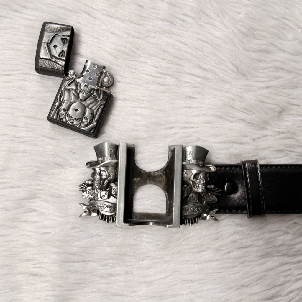 Chrome Reaper Lighter Belts