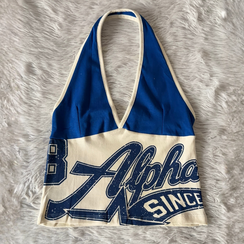 Blue Flame Halter Top
