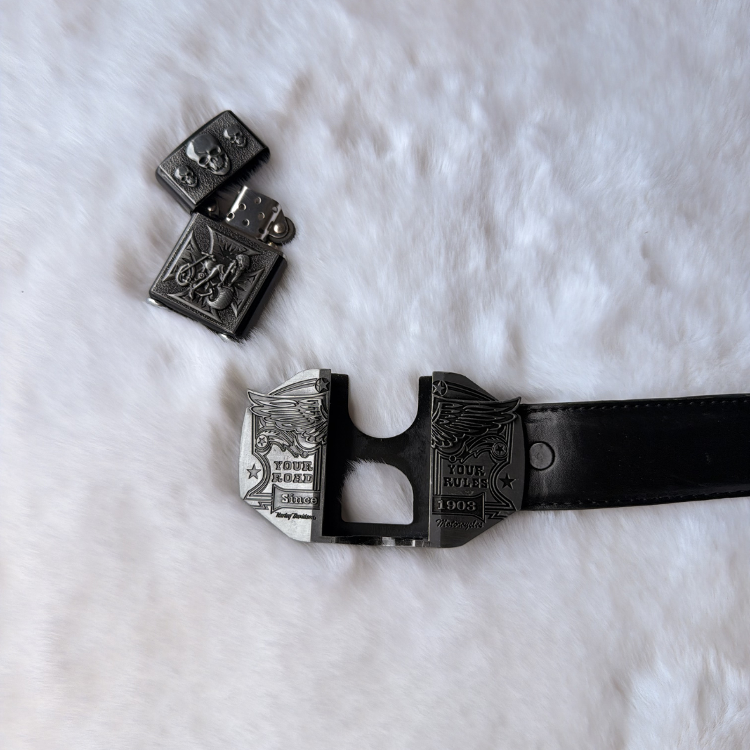 Grim Rider Lighter Belt