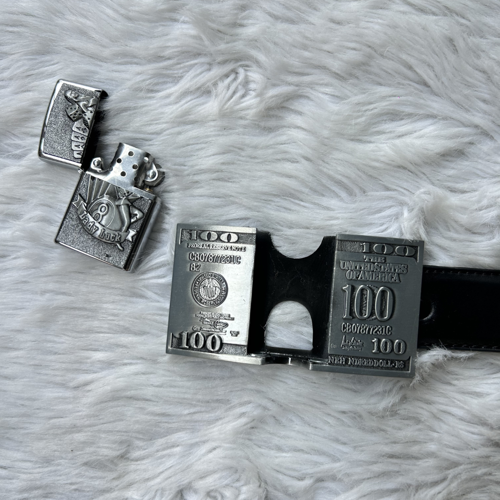 $100 Bill Lighter Belt