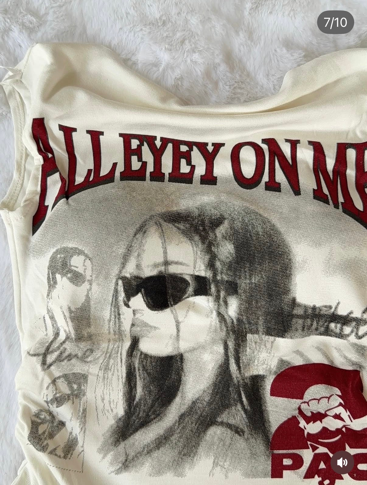 All Eyez On Me - Beige (Padded)