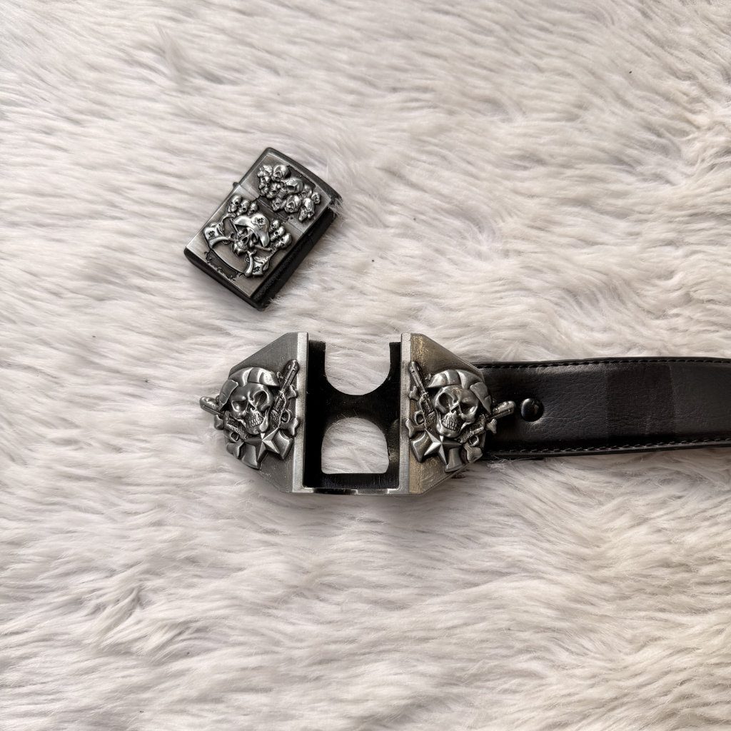 Warborn Skull Lighter Belt