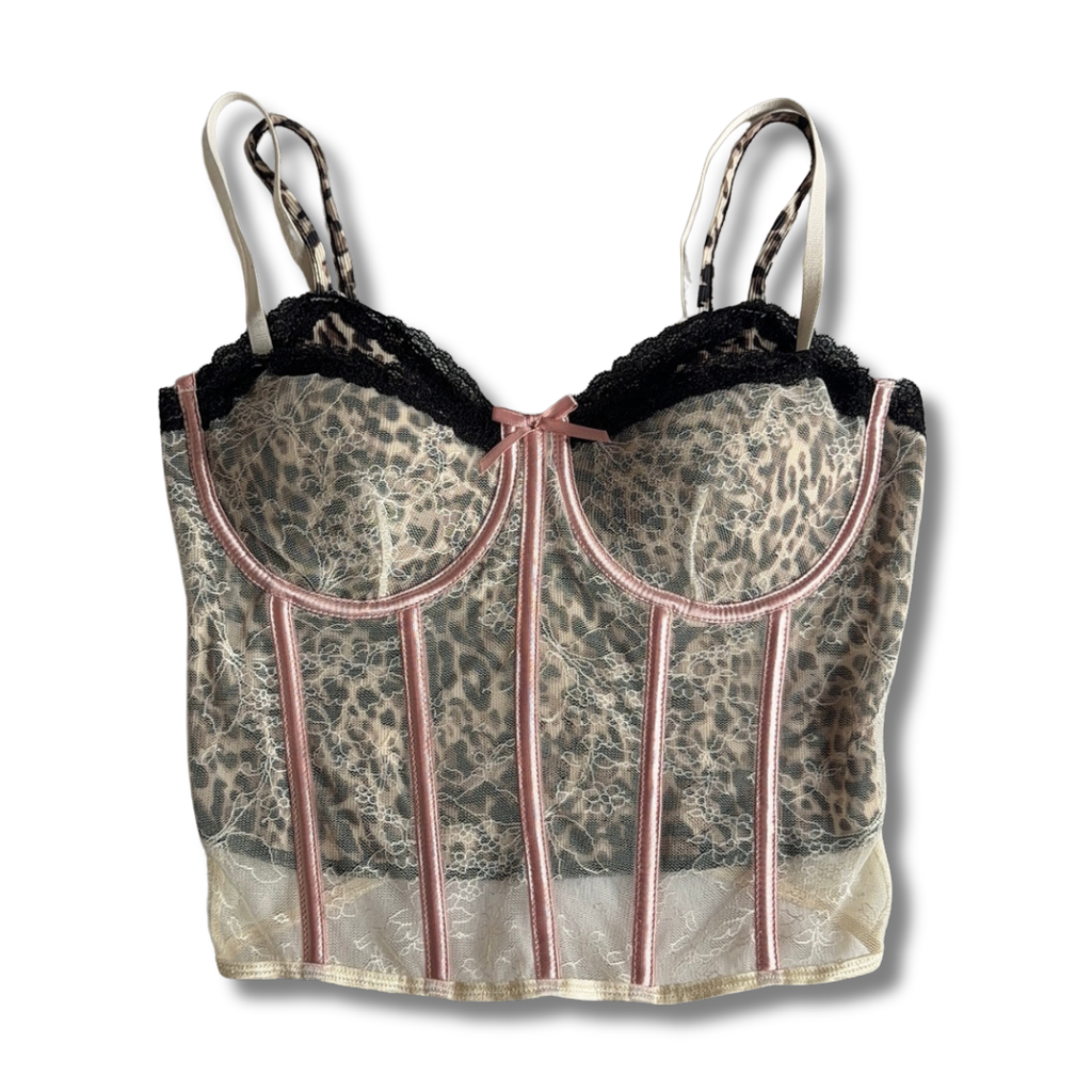 Leopard Lace Corset