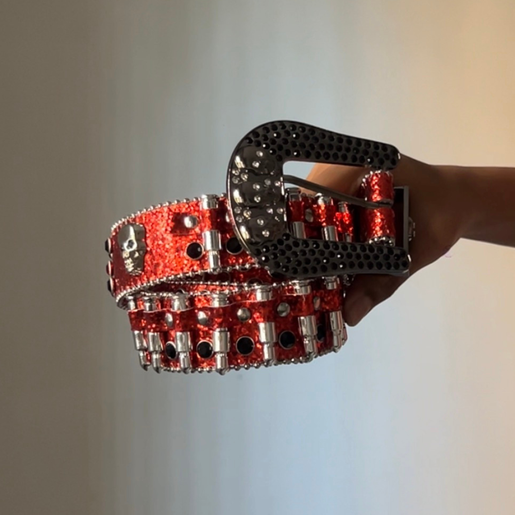 Red Bullet Belt