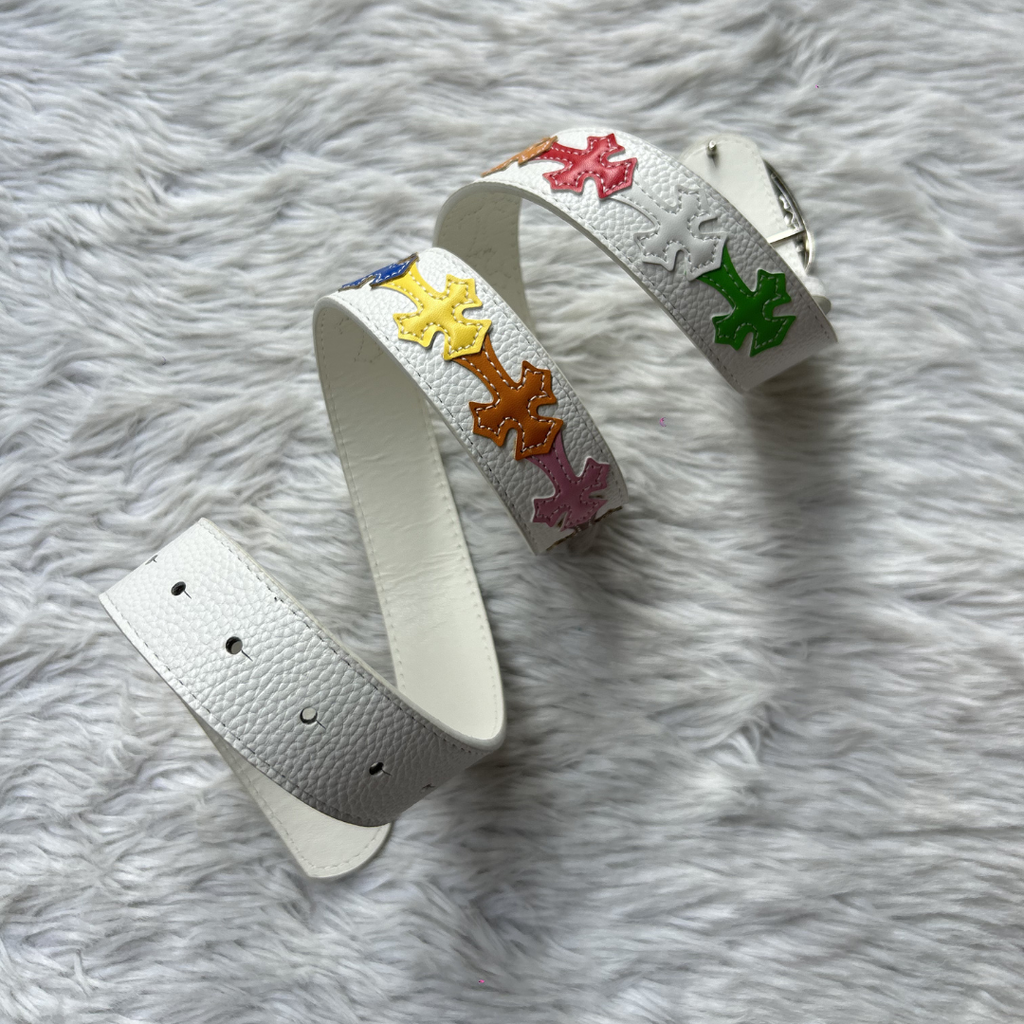Celestial Chrome Belt - Ivory