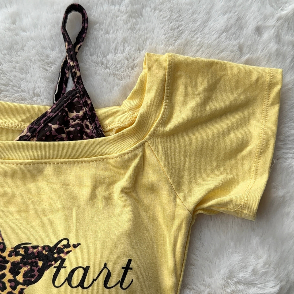 Starstruck Baby Tee - Yellow