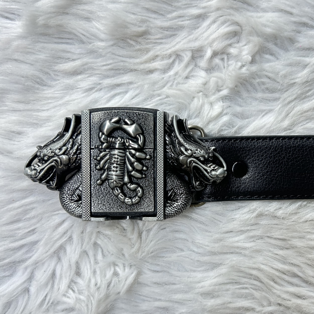 Dragons & Scorpians Lighter Belt
