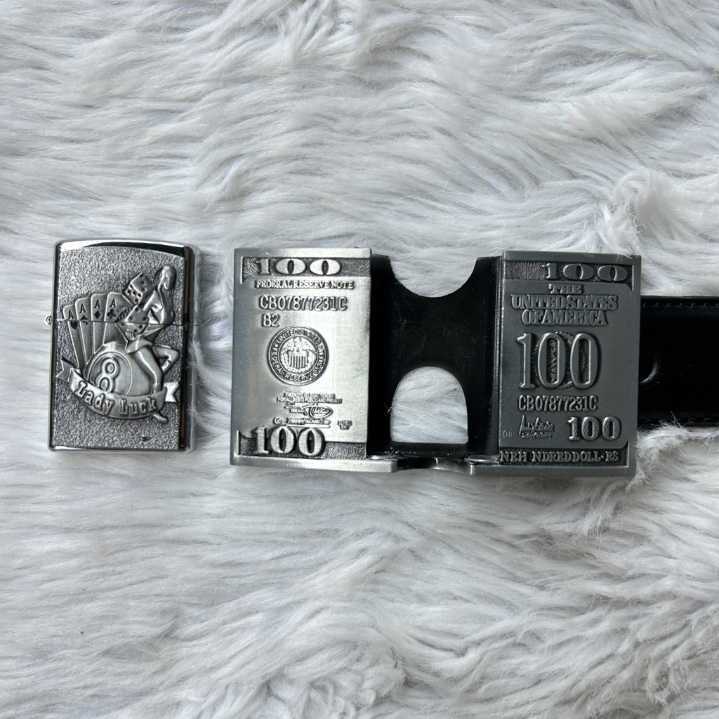 $100 Bill Lighter Belt