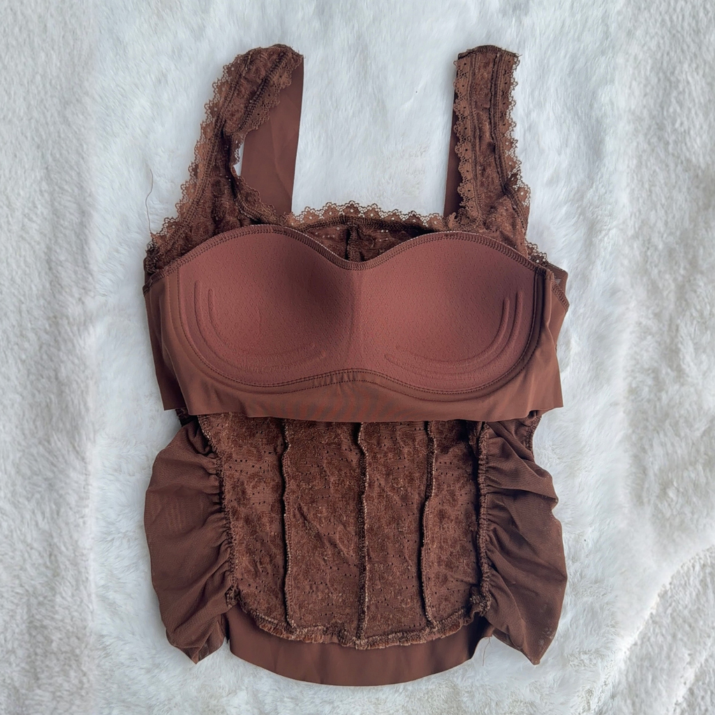 Cocoa Lace Corset