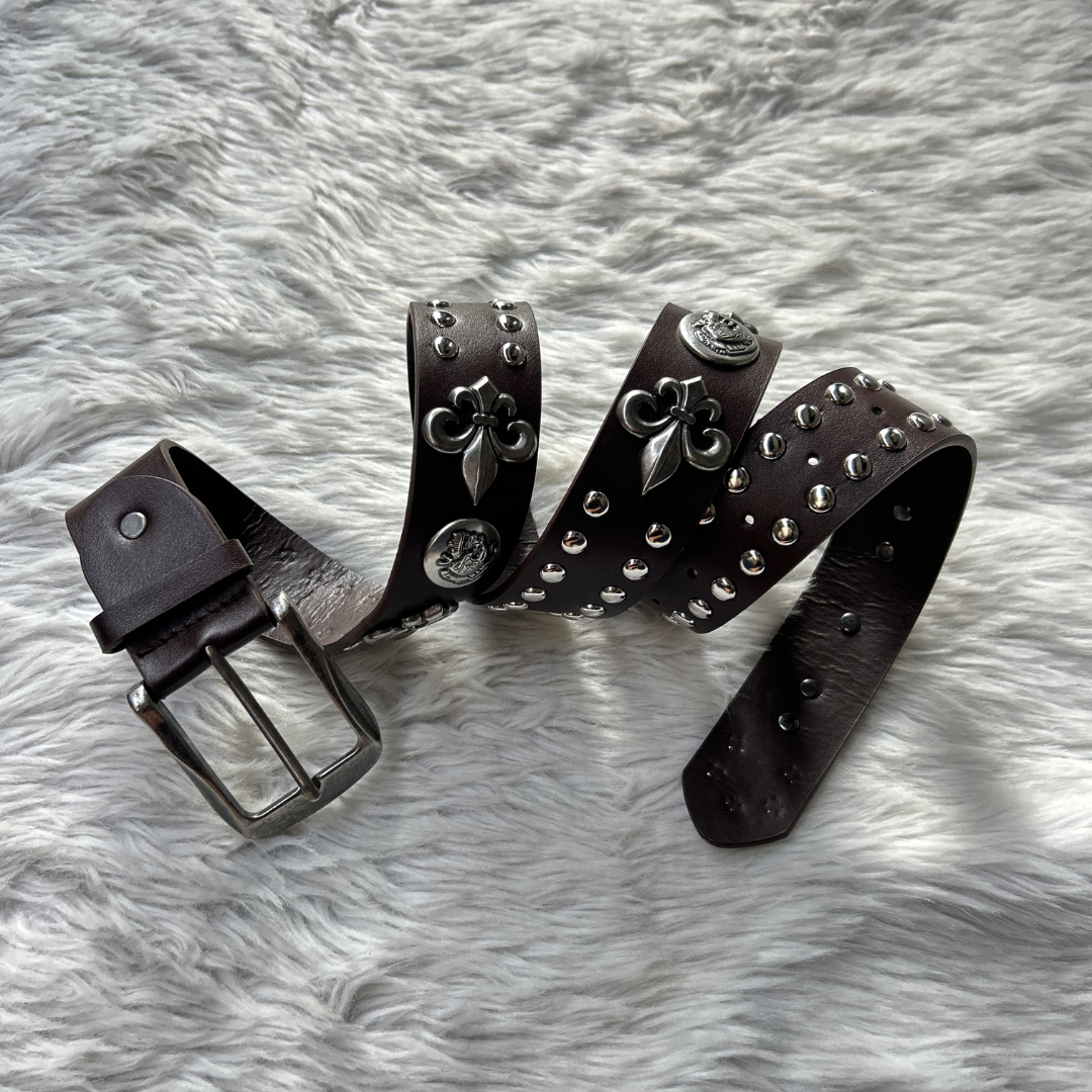 Chrome Syndicate Belt - Brown