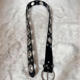 Black Double Hole Belt