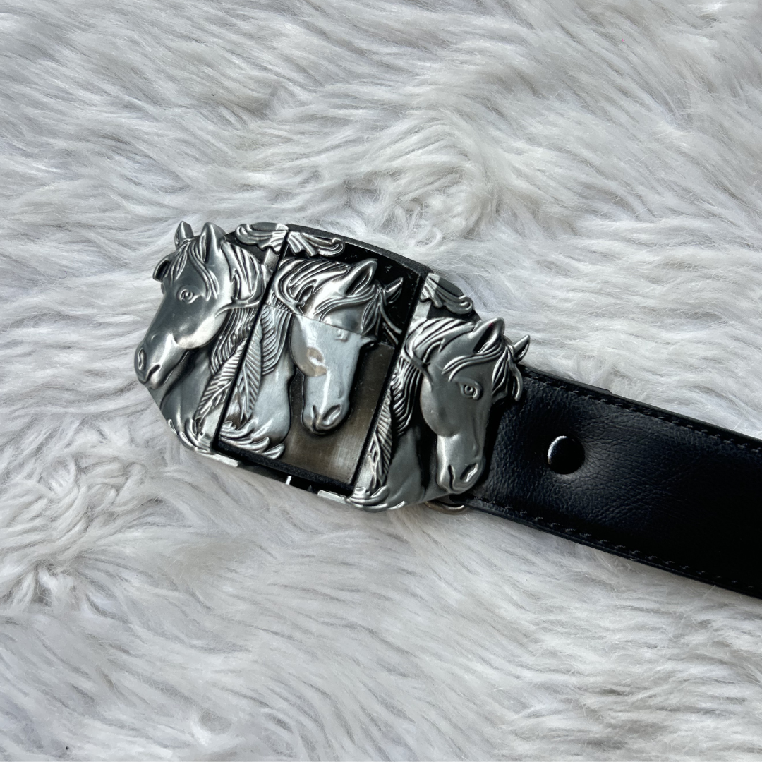 Triple Stallion Lighter Belt