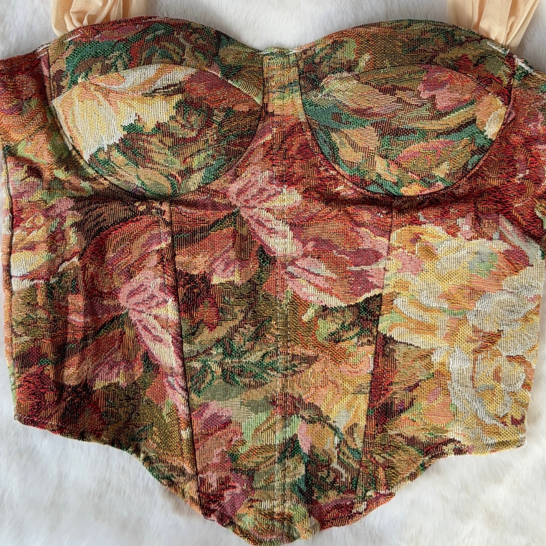 Vintage Tapestry Corset