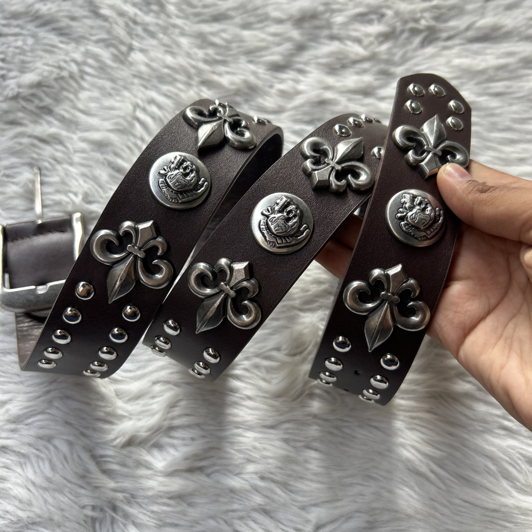 Chrome Syndicate Belt - Brown