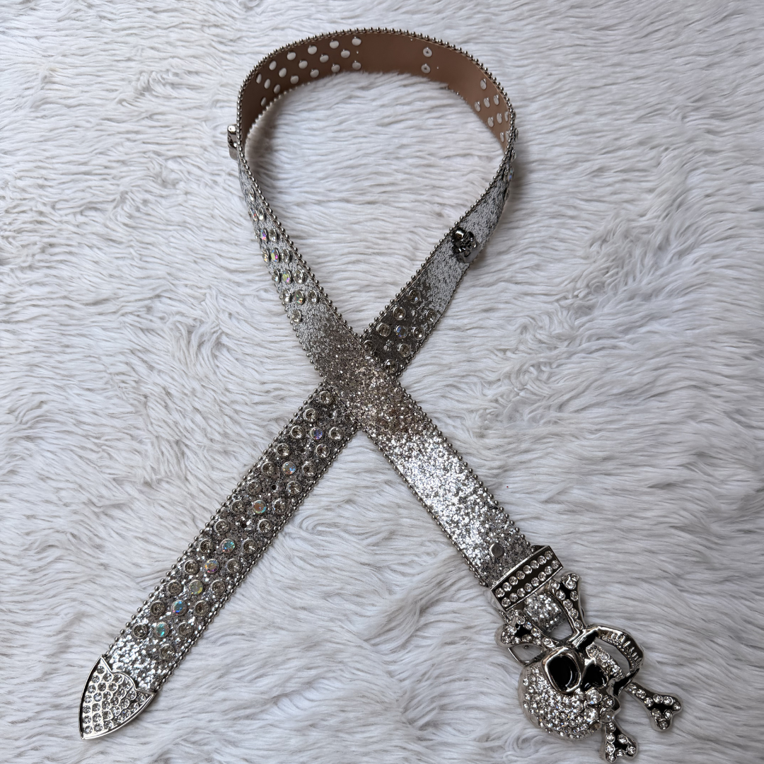 Bling Skull Belt