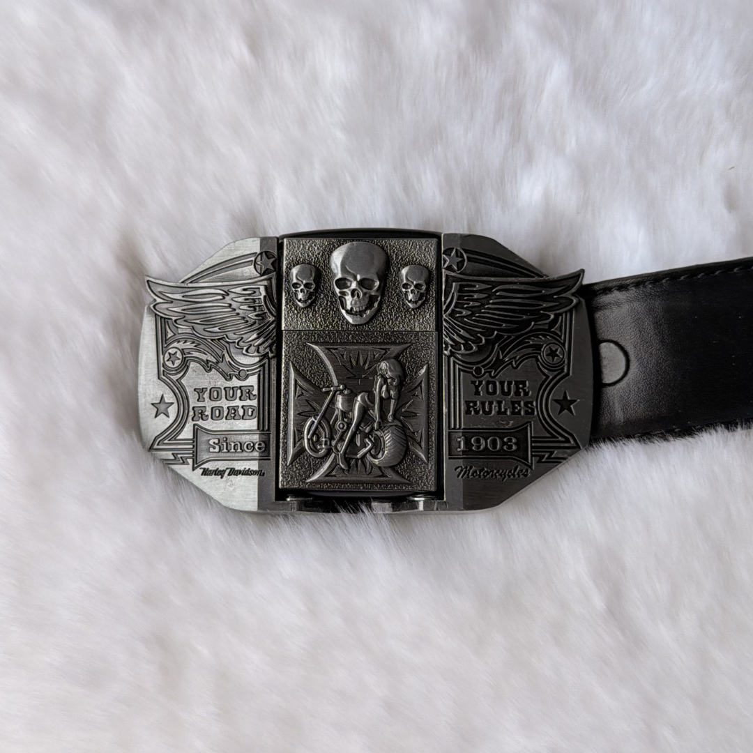 Grim Rider Lighter Belt