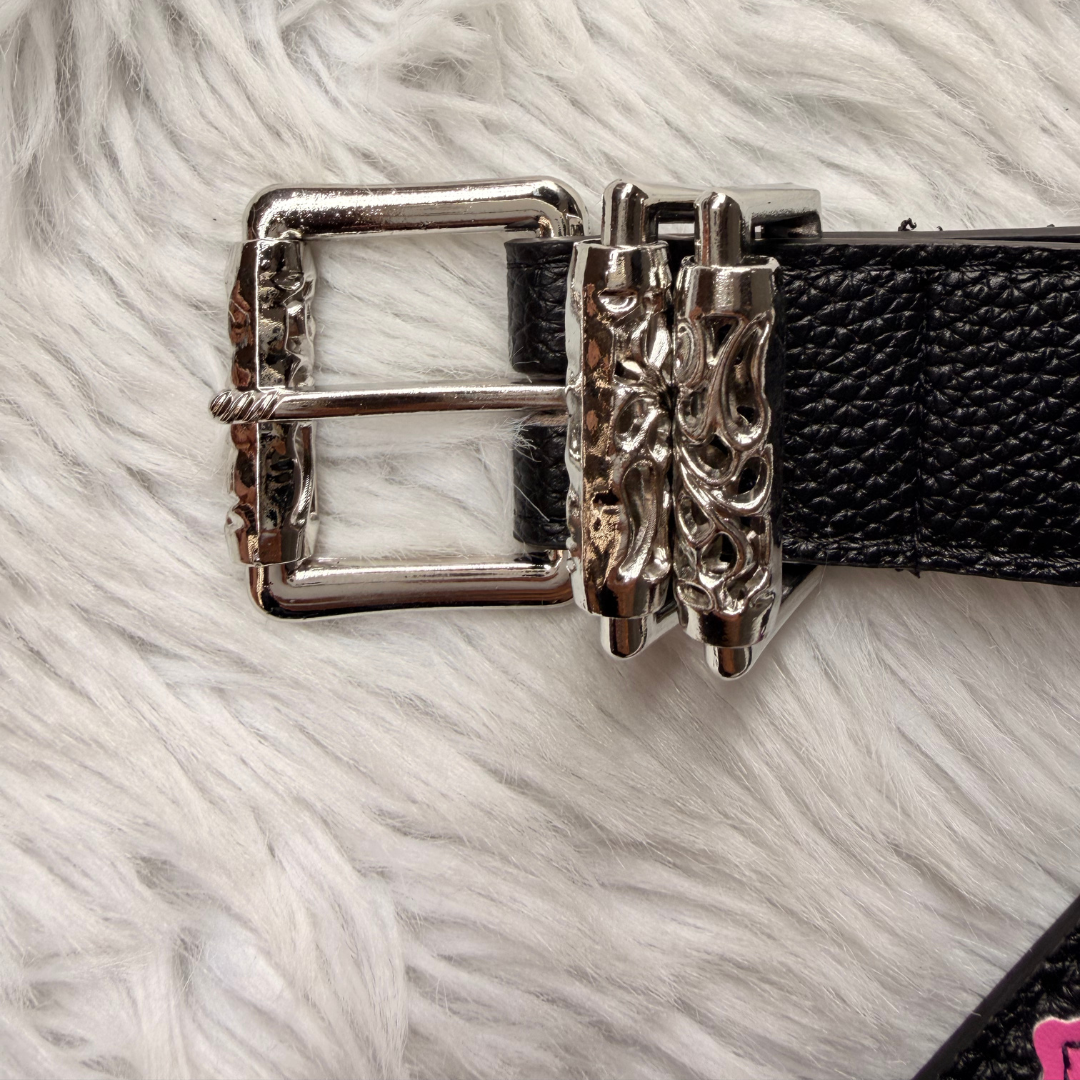 Colour Cross Chrome Heart Belt