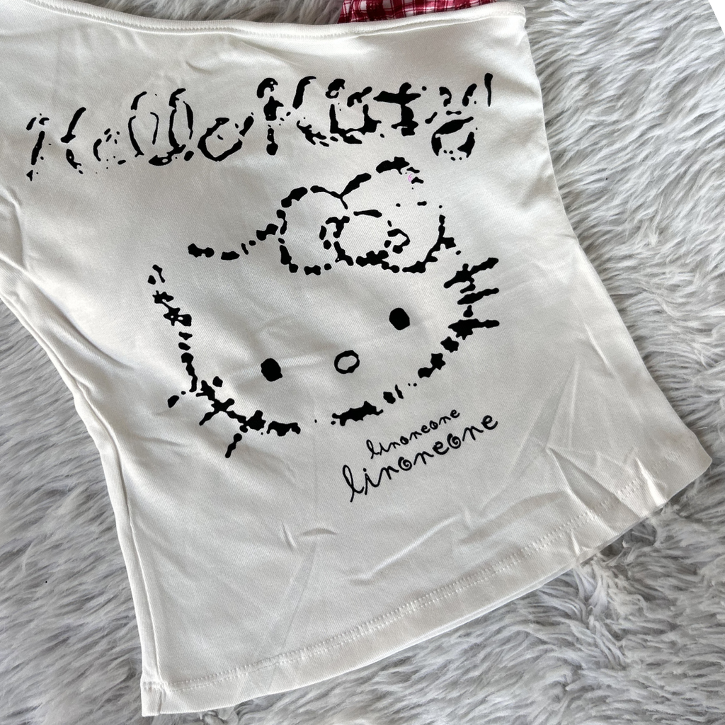 Kitty Riot Top - White