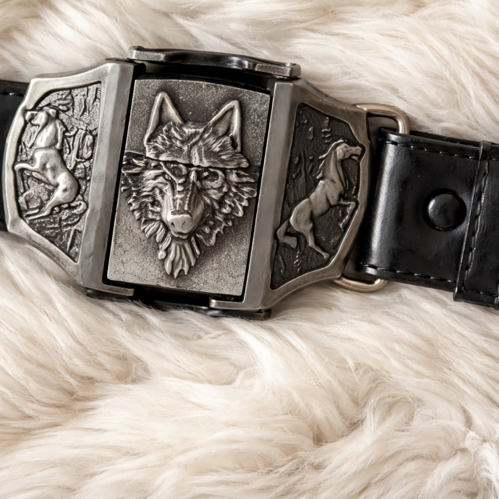 Lone Wolf Lighter Belt