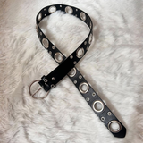 Black Double Hole Belt