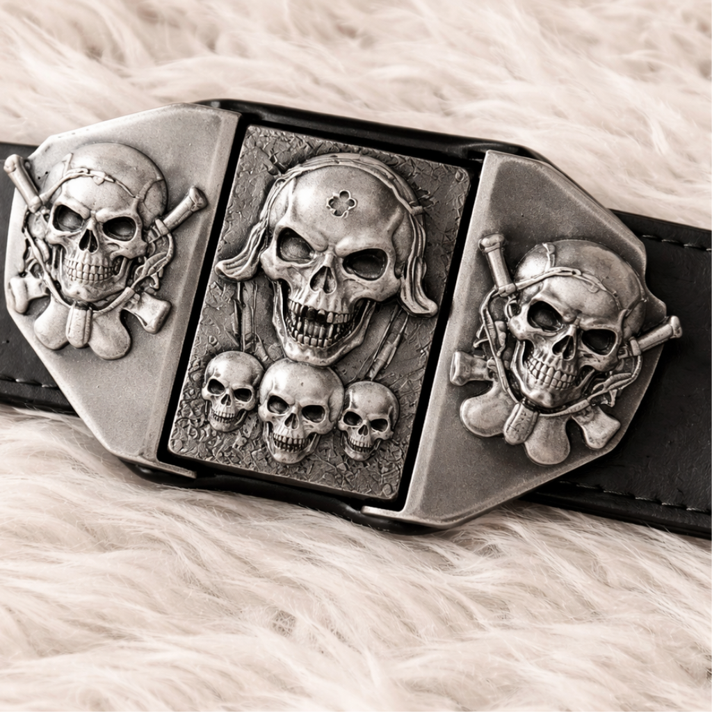 Skull Legion Lighter Belt