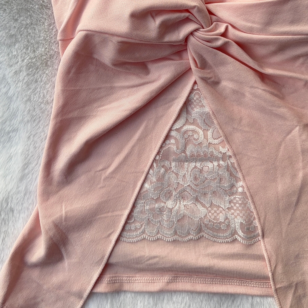 Blush Pink Lace Top