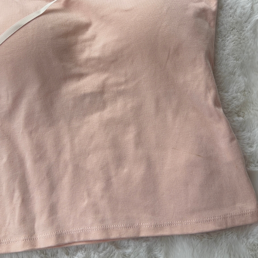 Blush Pink Lace-Trim Cami